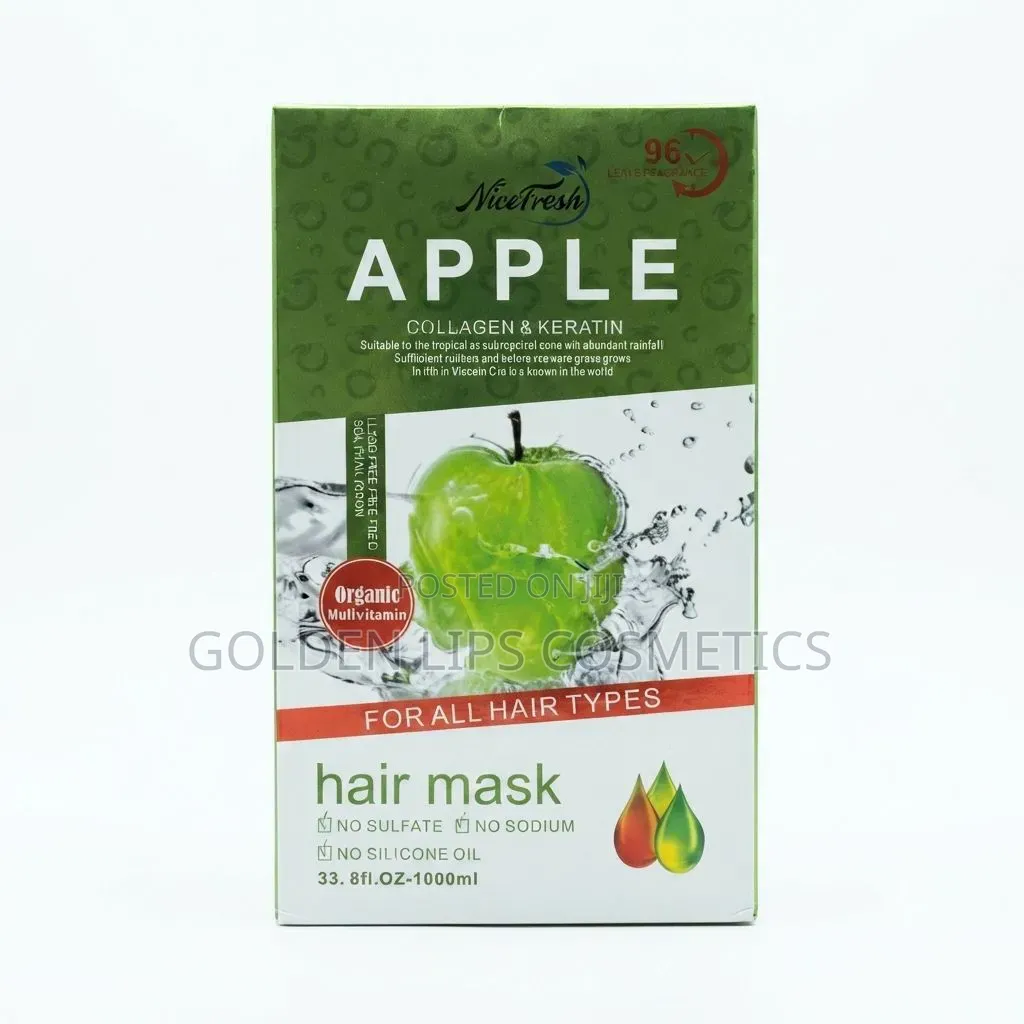 Nicefresh Apple Collagen Keratin Hair Mask 1000ml – All Hair Types