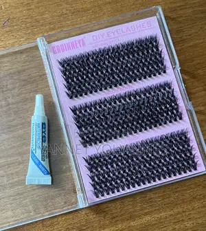 Diy Cluster False Eyelash Extensions With Glue