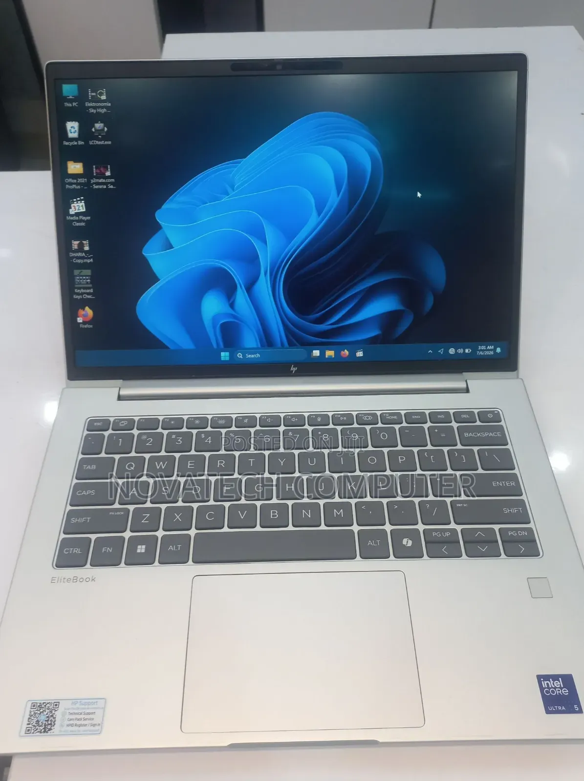 New Laptop HP EliteBook 840 G11 16GB Intel Core Ultra 5 SSD 512GB