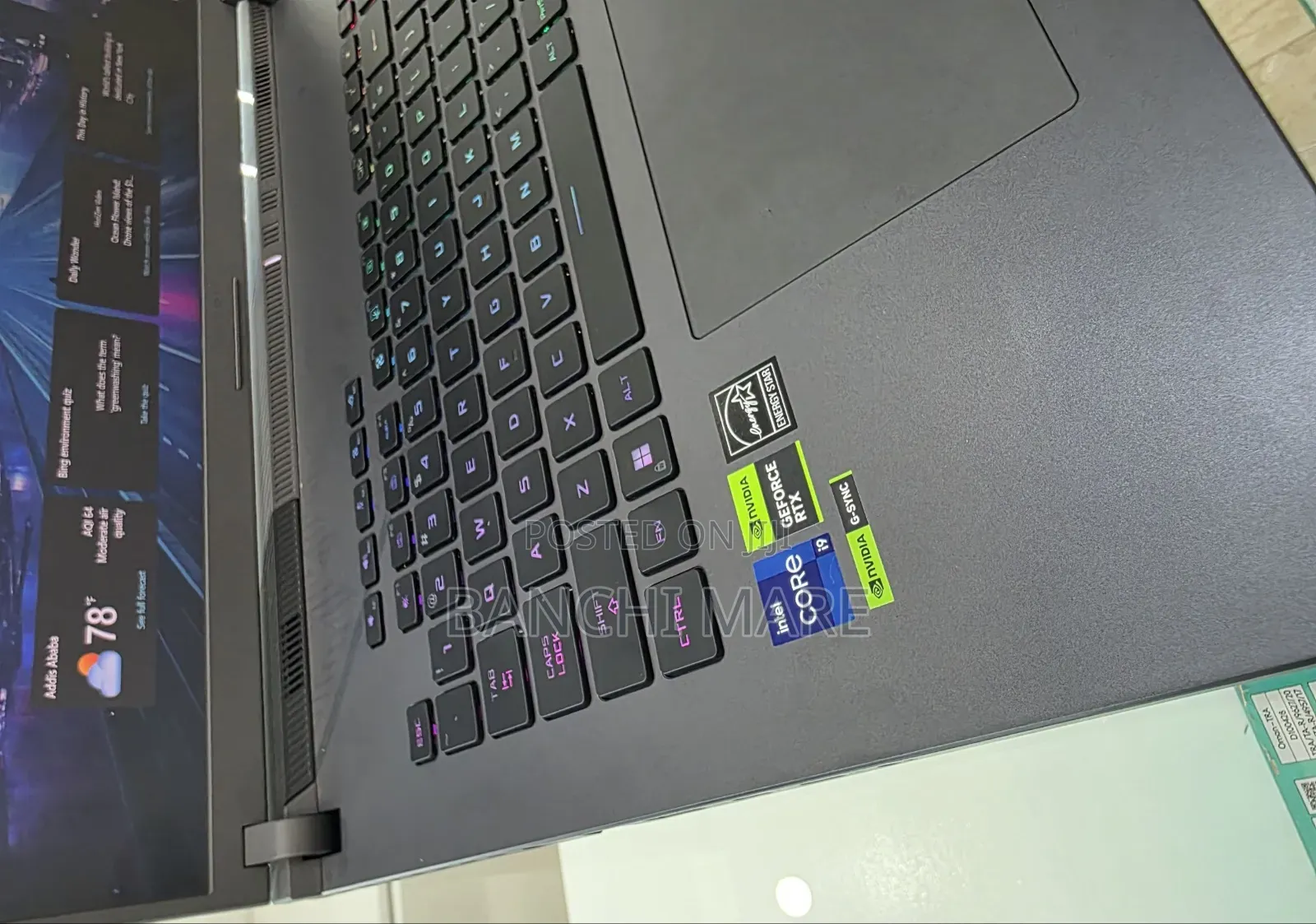 New Laptop Asus ROG Strix G18 16GB Intel Core i9 SSD 1T