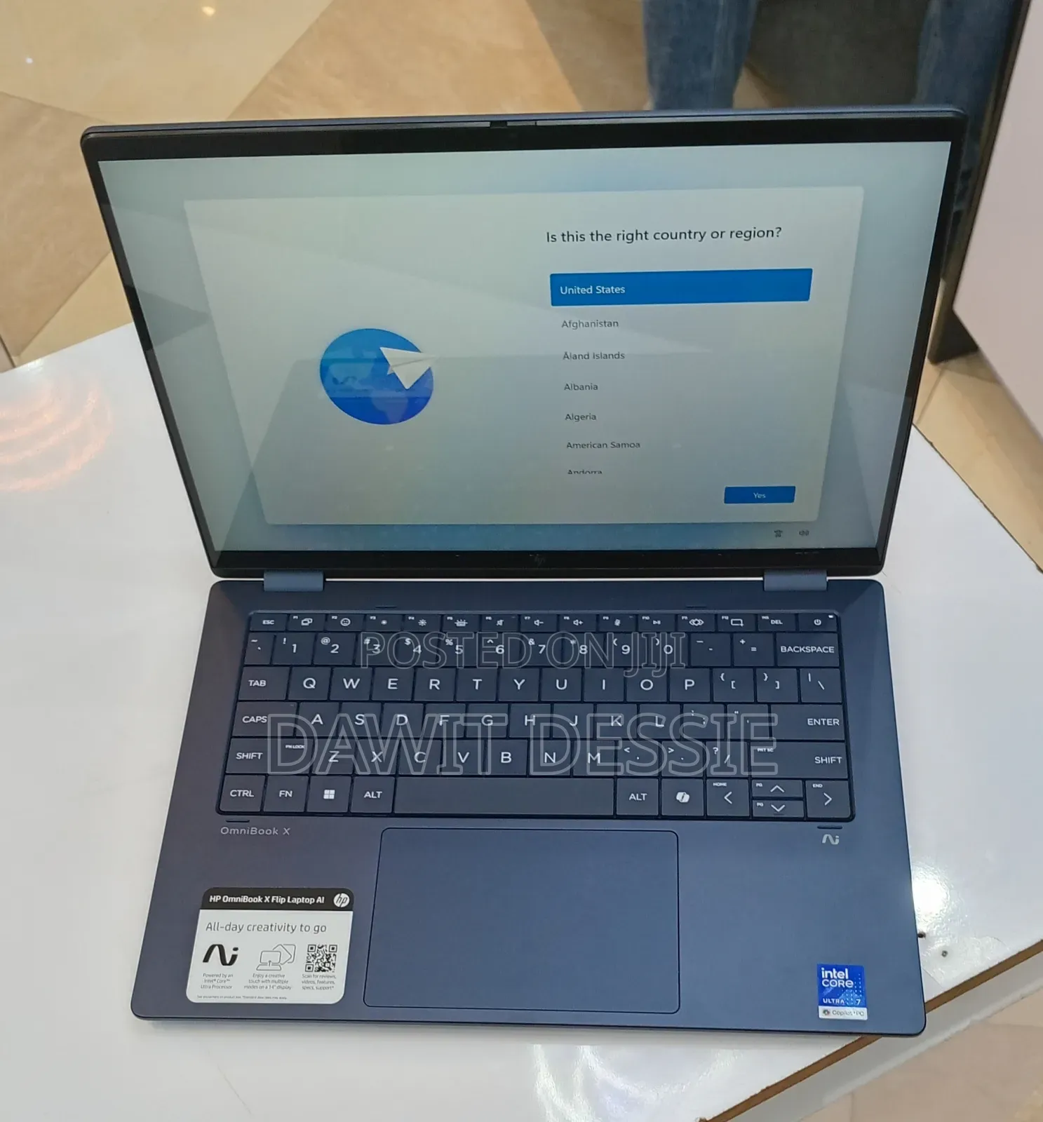 New Laptop HP OmniBook X Flip 14" 16GB Intel Core Ultra 7 SSD 1T