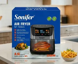 Sonifer Air Fryer Sf-1034s 8.5l Digital– 2200w, Led Touch Screen