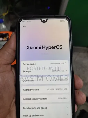 Xiaomi Redmi Note 12S 256 GB