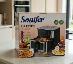 Sonifer 10l Air Fryer (1800w) With Colorful Led Display