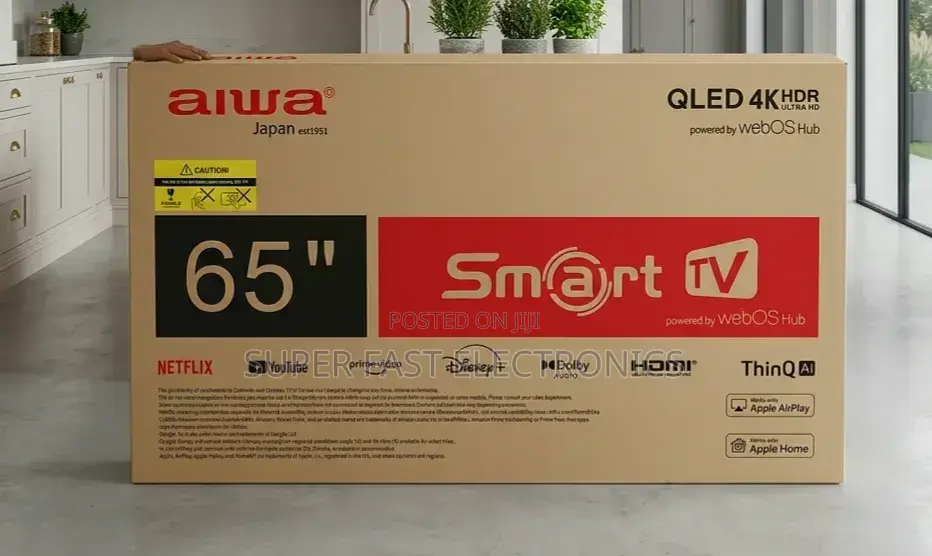 Aiwa 65 Inch Tv Qled Uhd Smart Tv – Webos Hub, Hdr, Thinq Ai,