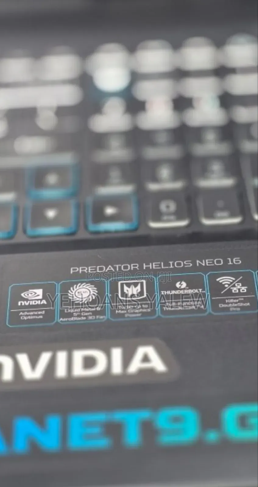 New Laptop Acer Predator Helios Neo 16 16GB Intel Core i7 SSD 512GB
