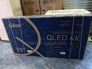 ​Enzo Tv 75 Inch Qled Smart Powered by Webos Hub With A+ Ips Panel