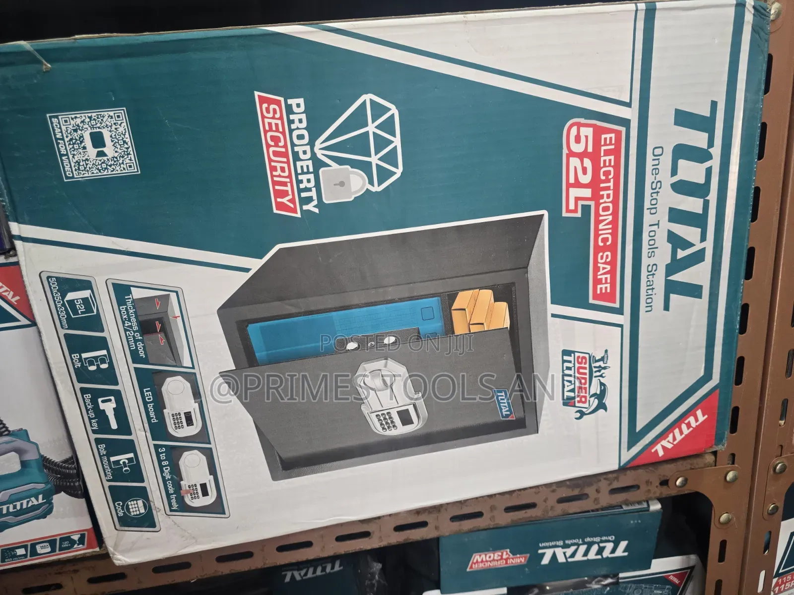 Total 52l Electronic Digital Safe Box