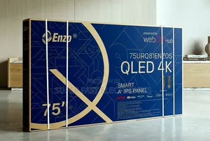 Enzo 75 Inch Tv Qled Smart Tv ( – Webos Hub, A+ Ips Panel, HDR