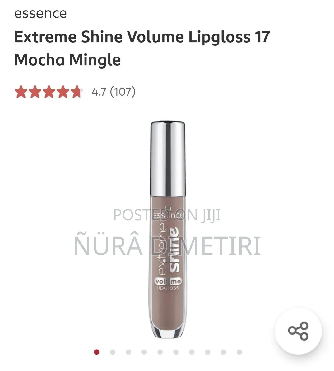 1.Essence Extreme Shine Lip Gloss