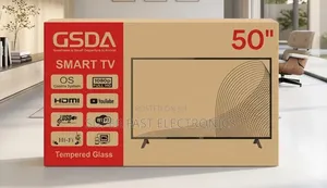Gsda 50 Inch Tv Smart Android Full Hd – 1080p, Coolita Tempered Glass