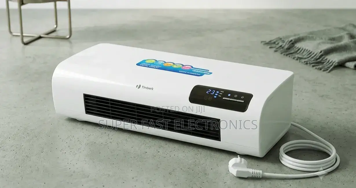 Timberk Room Heater 2000w Wall-Mounted Electric With Remote Control