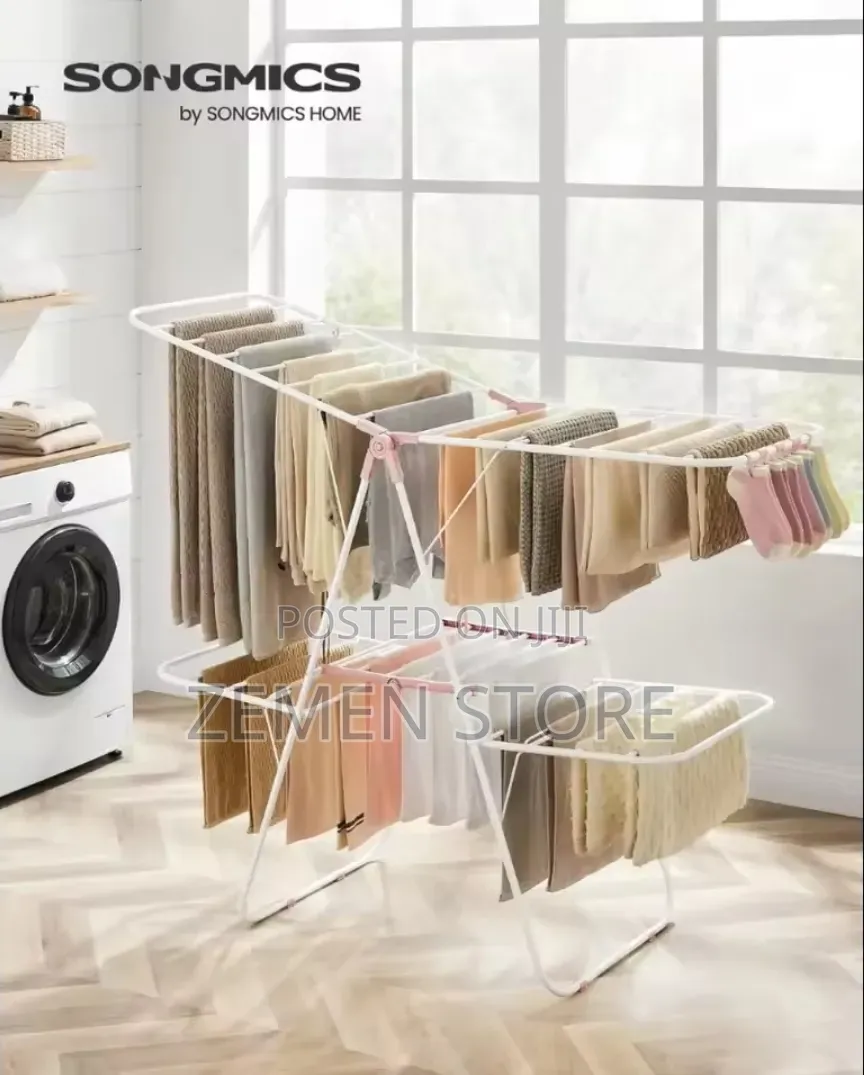 Premium Large Capacity Folding Clothes Drying Rack – Multi-Tier