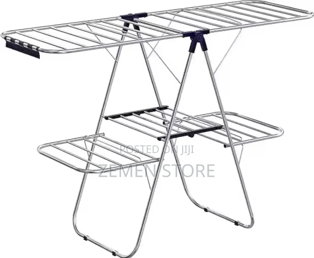 Premium Large Capacity Folding Clothes Drying Rack – Multi-Tier