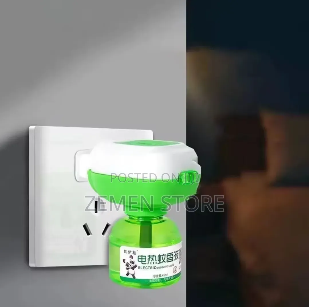 Electric Plug-in Mosquito Repellent Liquid Vaporizer + 2 Liquid's