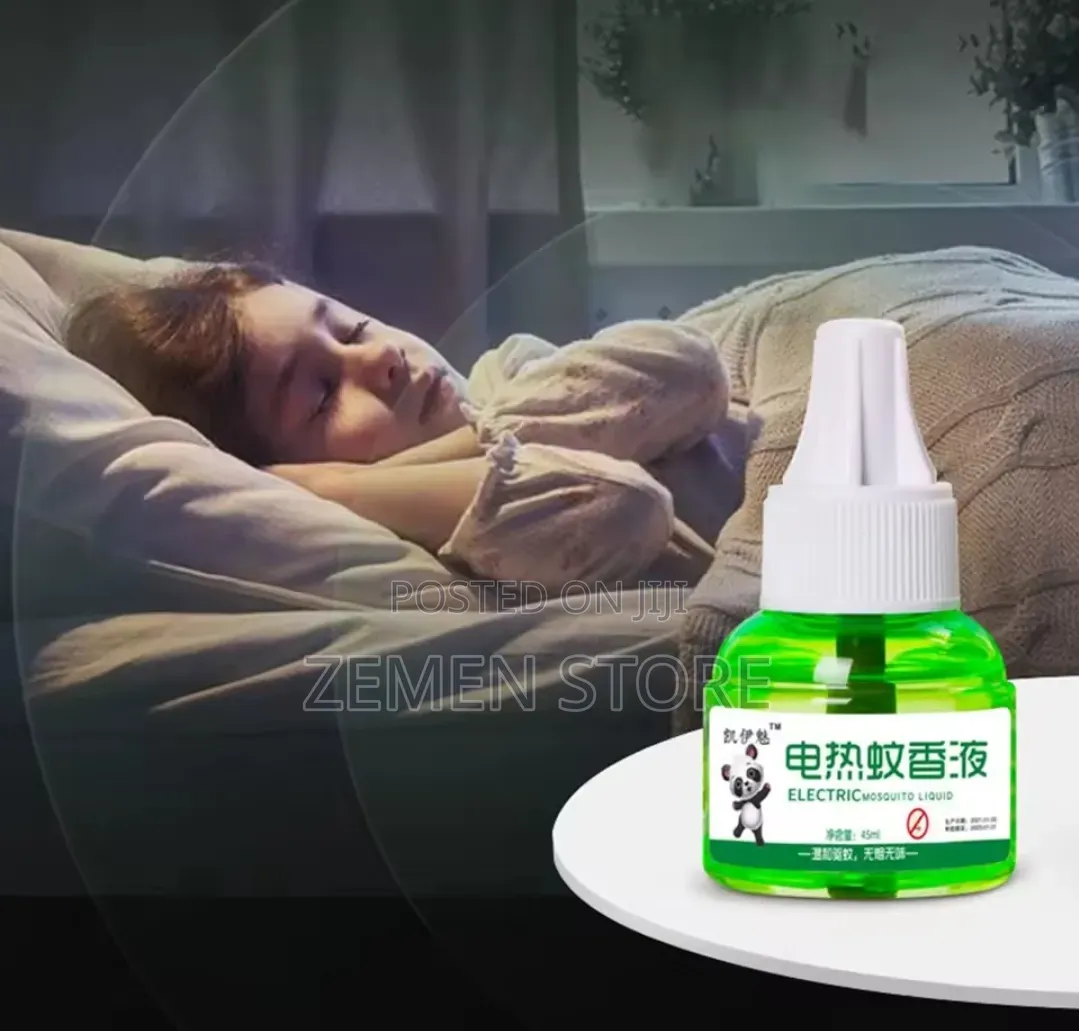 Electric Plug-in Mosquito Repellent Liquid Vaporizer + 2 Liquid's