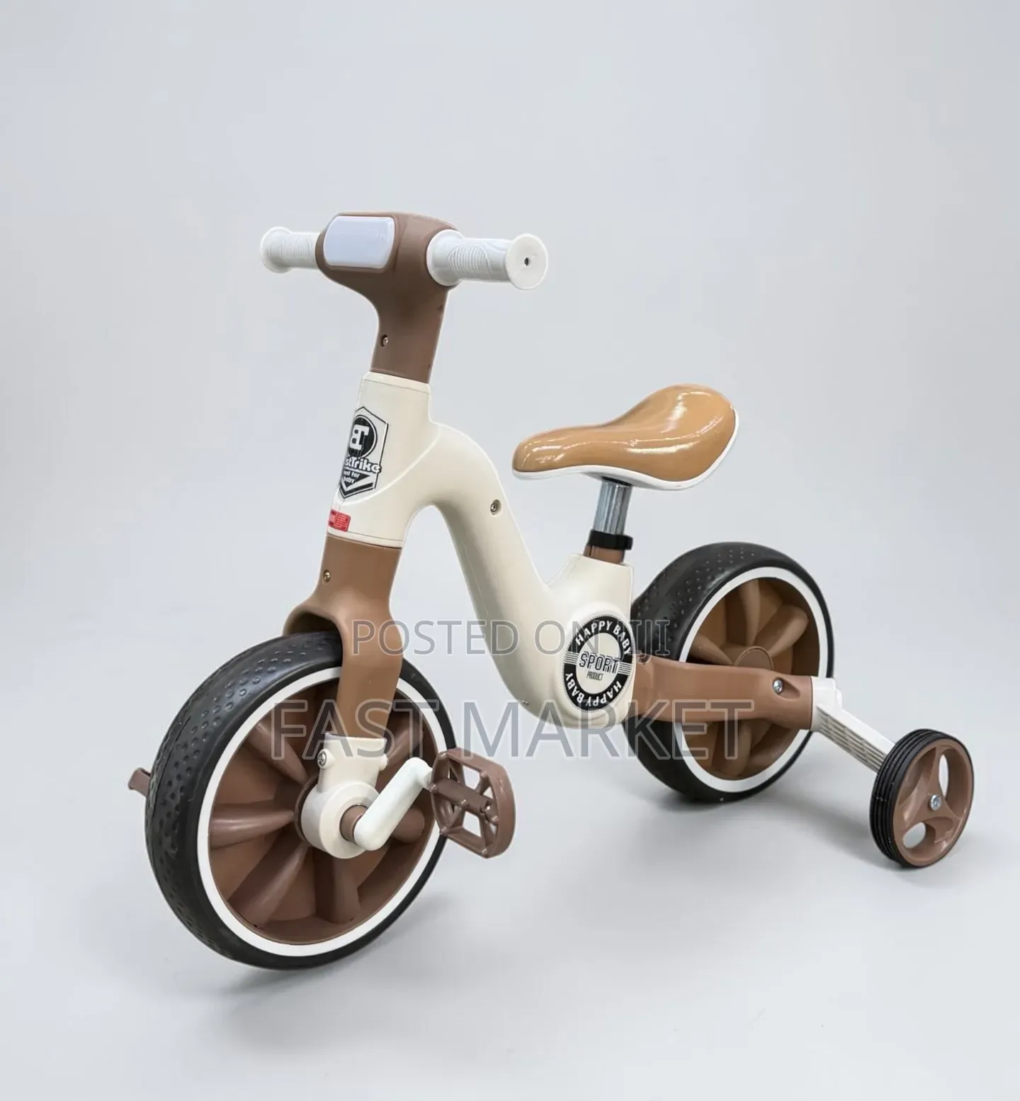 2-in-1 Baby Tricycle For Kids 1-5 Years