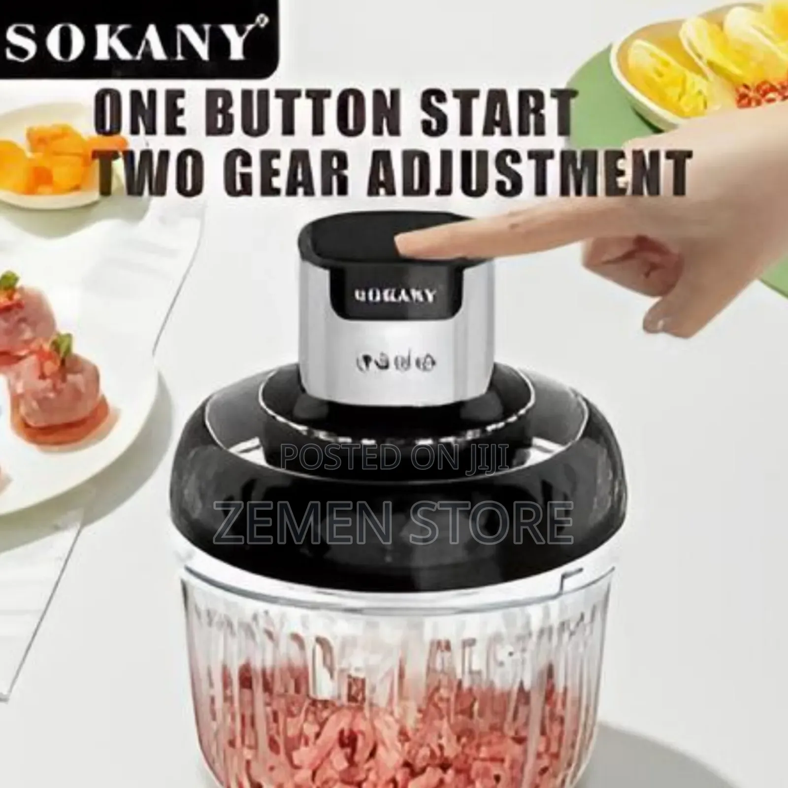 Sokany 800w Wonder Chopper Grinder Set (3l + 0.5l) – Heavy Duty