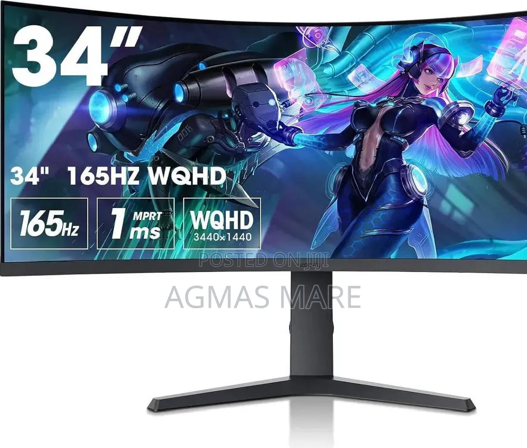 Koorui 34e6uc Curved Gaming Monitor 34” Ultrawide WQHD (3440