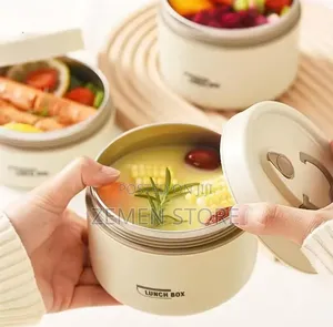 3 Pieces Stainless Steel Thermal Food Containers With Carrying Bag
