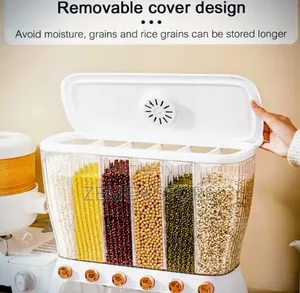 Premium 6-grid Moisture-proof Grain Cereal Dispenser