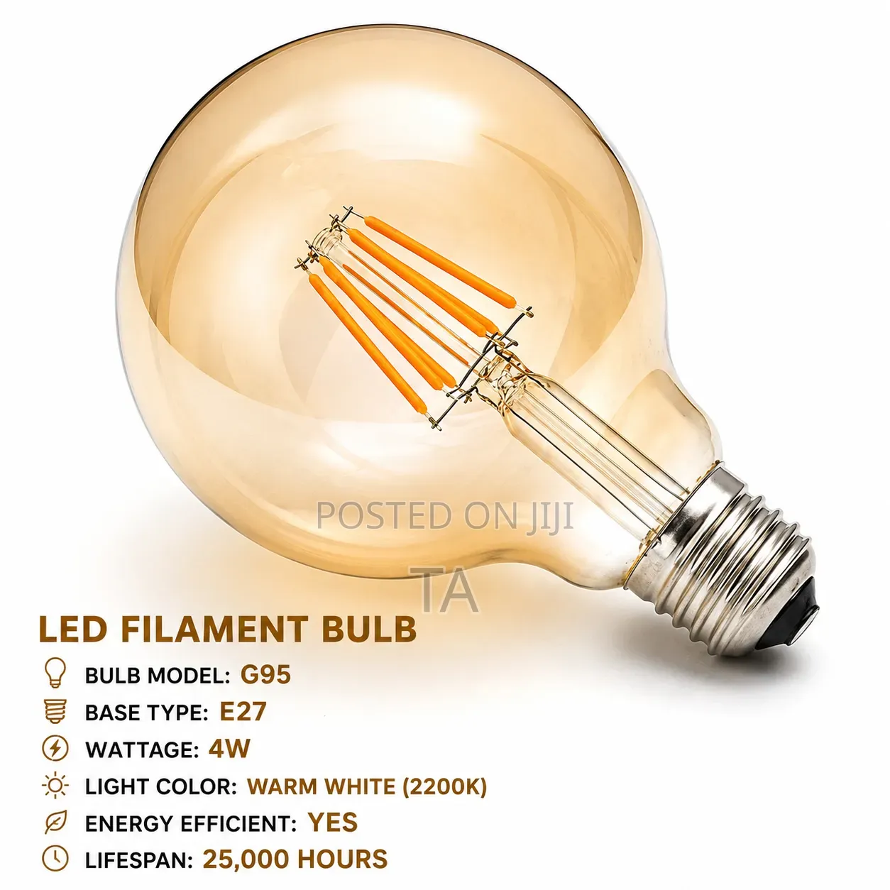 Circular Led Filament Bulb