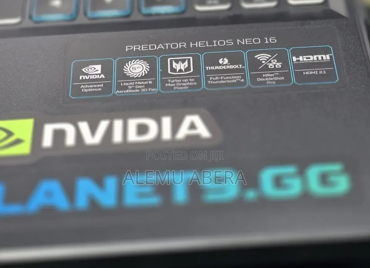 New Laptop Acer Predator Helios Neo 16 16GB Intel Core i7 SSD 512GB