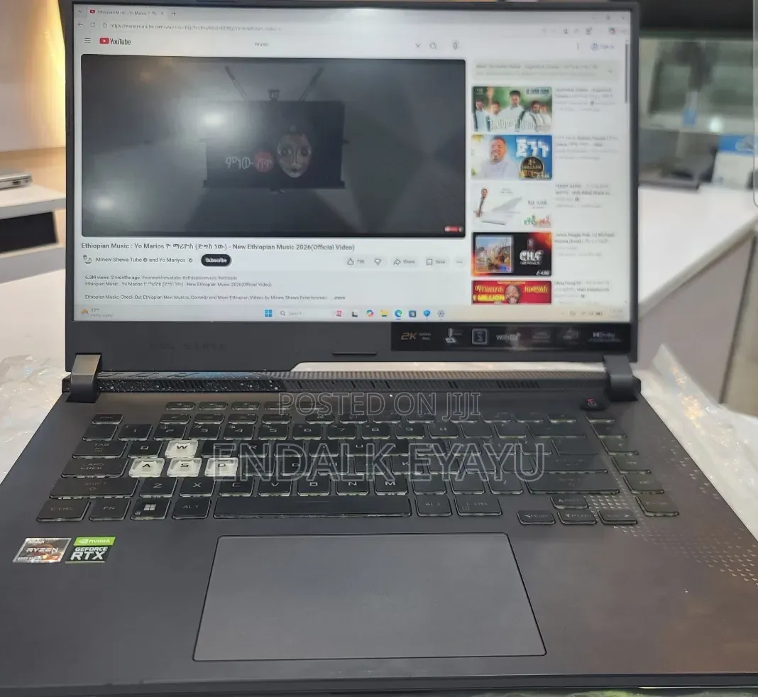 New Laptop Asus ROG Strix G15 16GB AMD Ryzen 7 SSD 512GB
