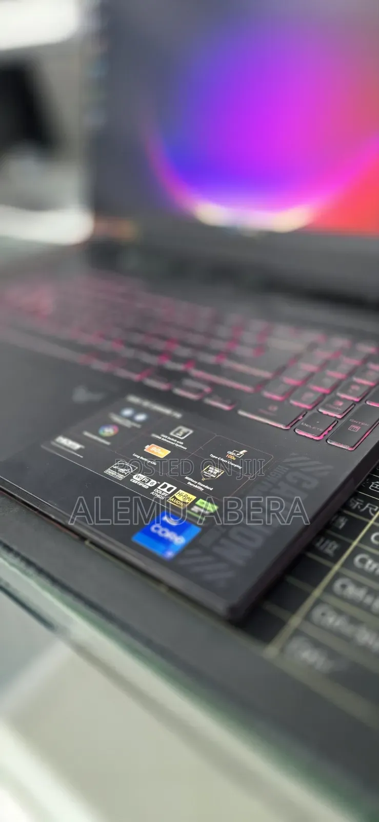 New Laptop Asus TUF Gaming F15 16GB Intel Core i7 SSD 1T