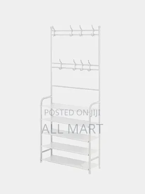 3-in-1 Clothes Rack + Shoe Organizer - Smart Home Solution!