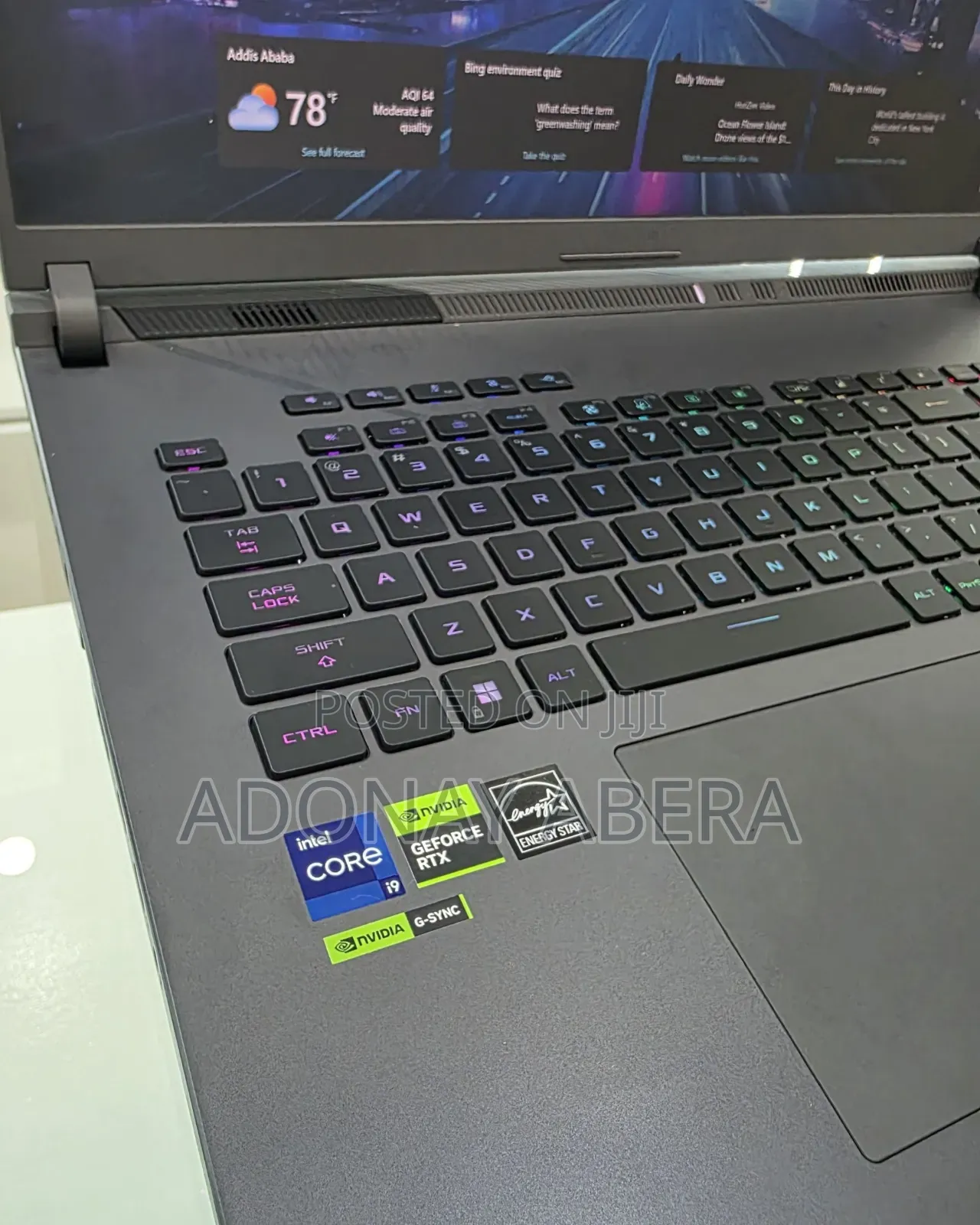 New Laptop Asus ROG Strix G18 16GB Intel Core i9 SSD 1T