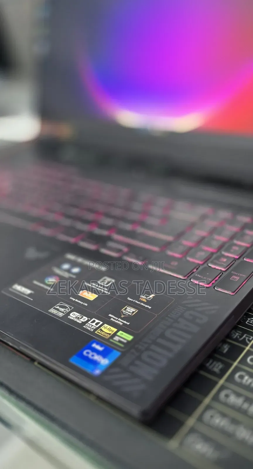 New Laptop Asus TUF Gaming F15 16GB Intel Core i7 SSD 1T