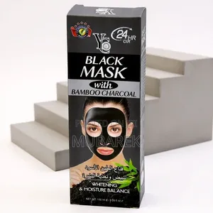 Brightening Bamboo Charcoal Black Mask for Glowing Skin