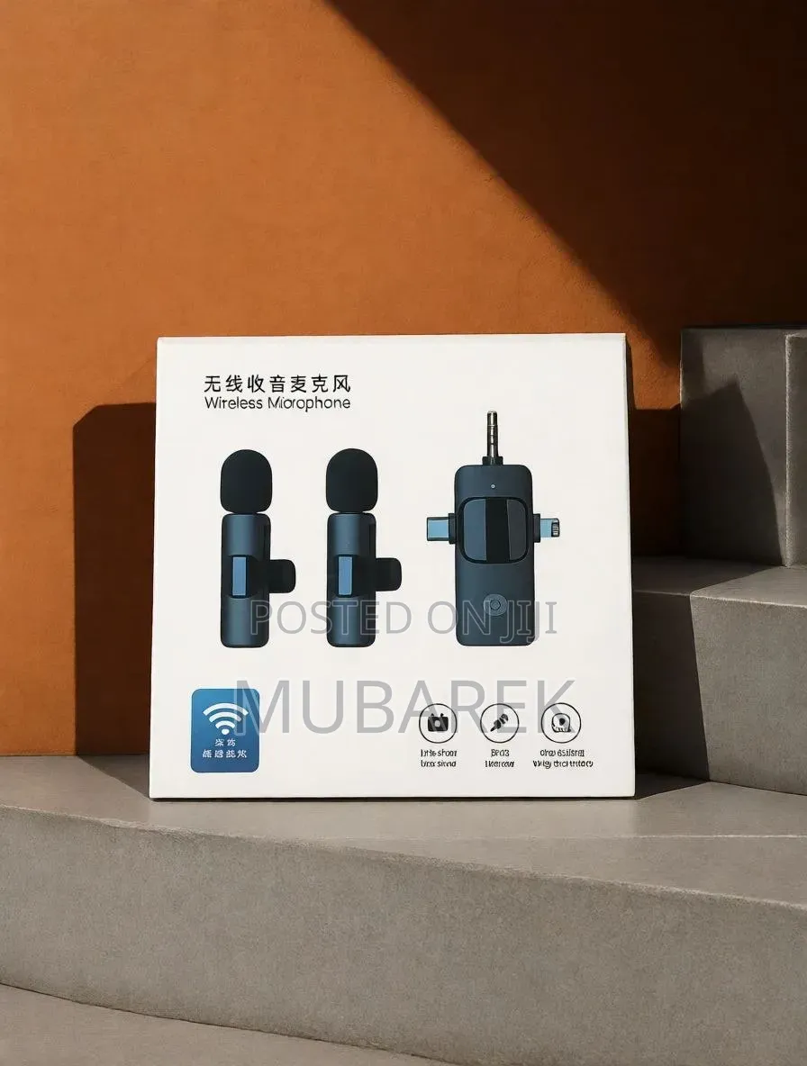 Dual Wireless Microphone Kit for Content Creators