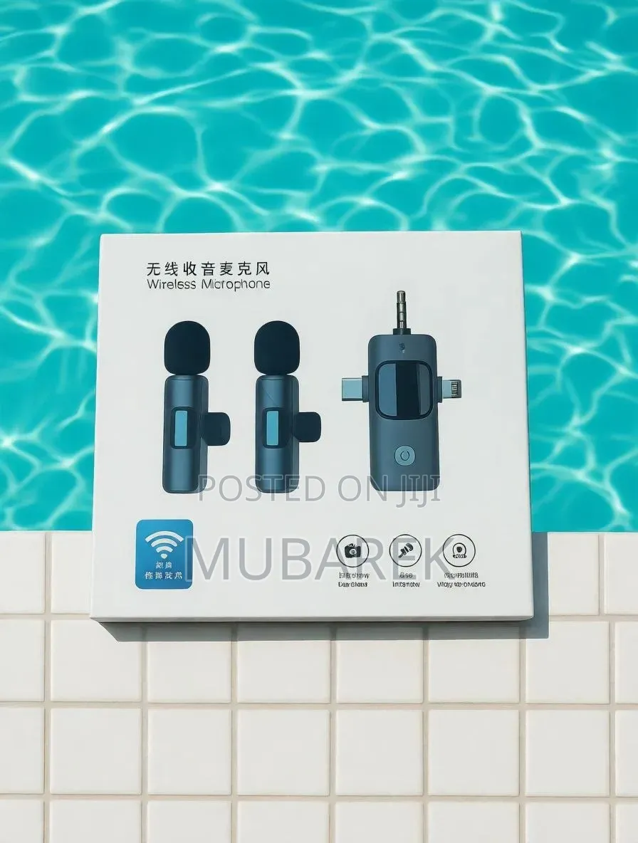 2 in 1 Wireless Microphone for iPhone and Type C Android