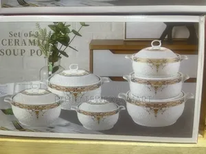 3 Set Ceramic Soup Pot