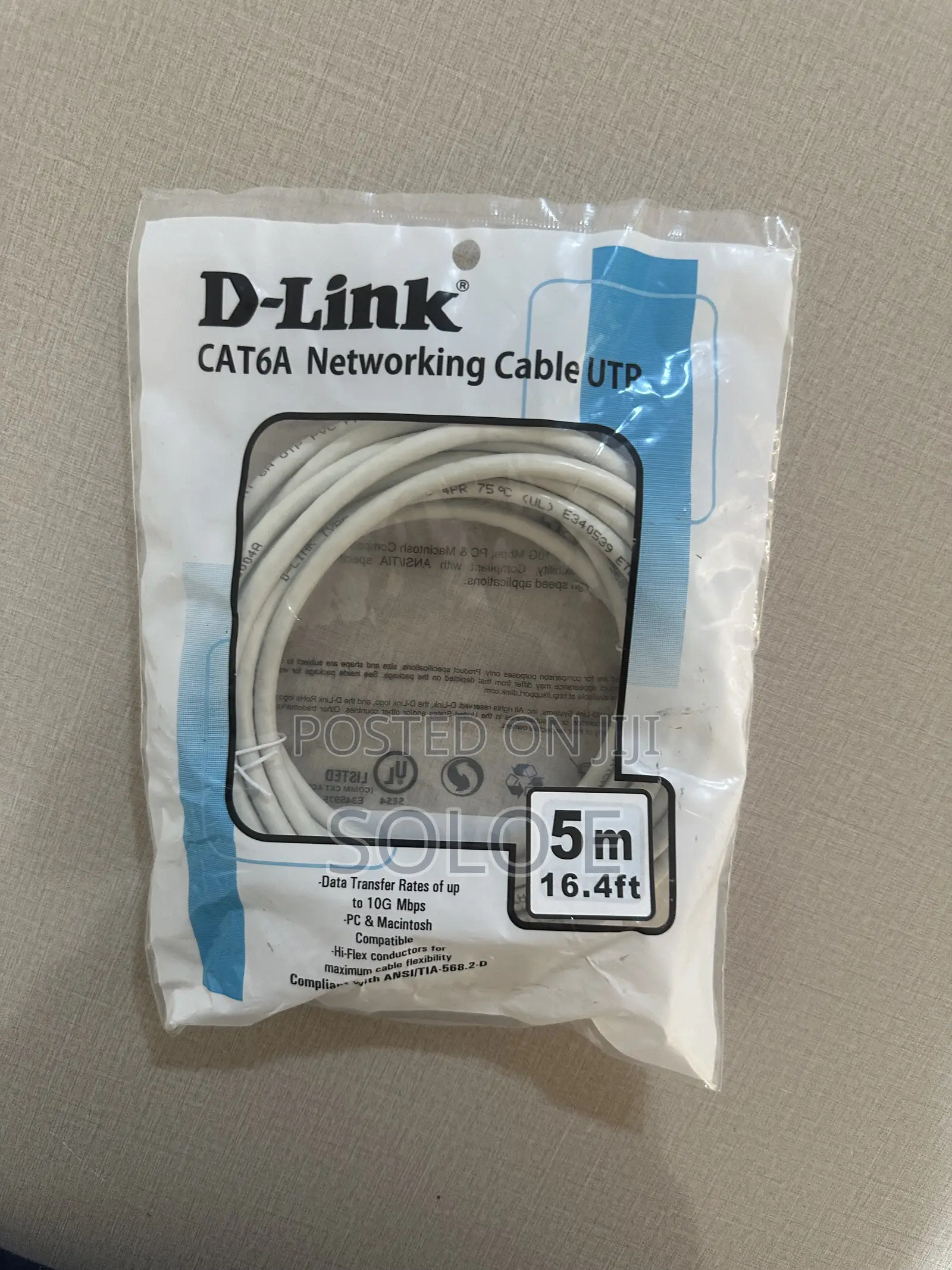 Cat 6 a Patch Chord 5 Meter