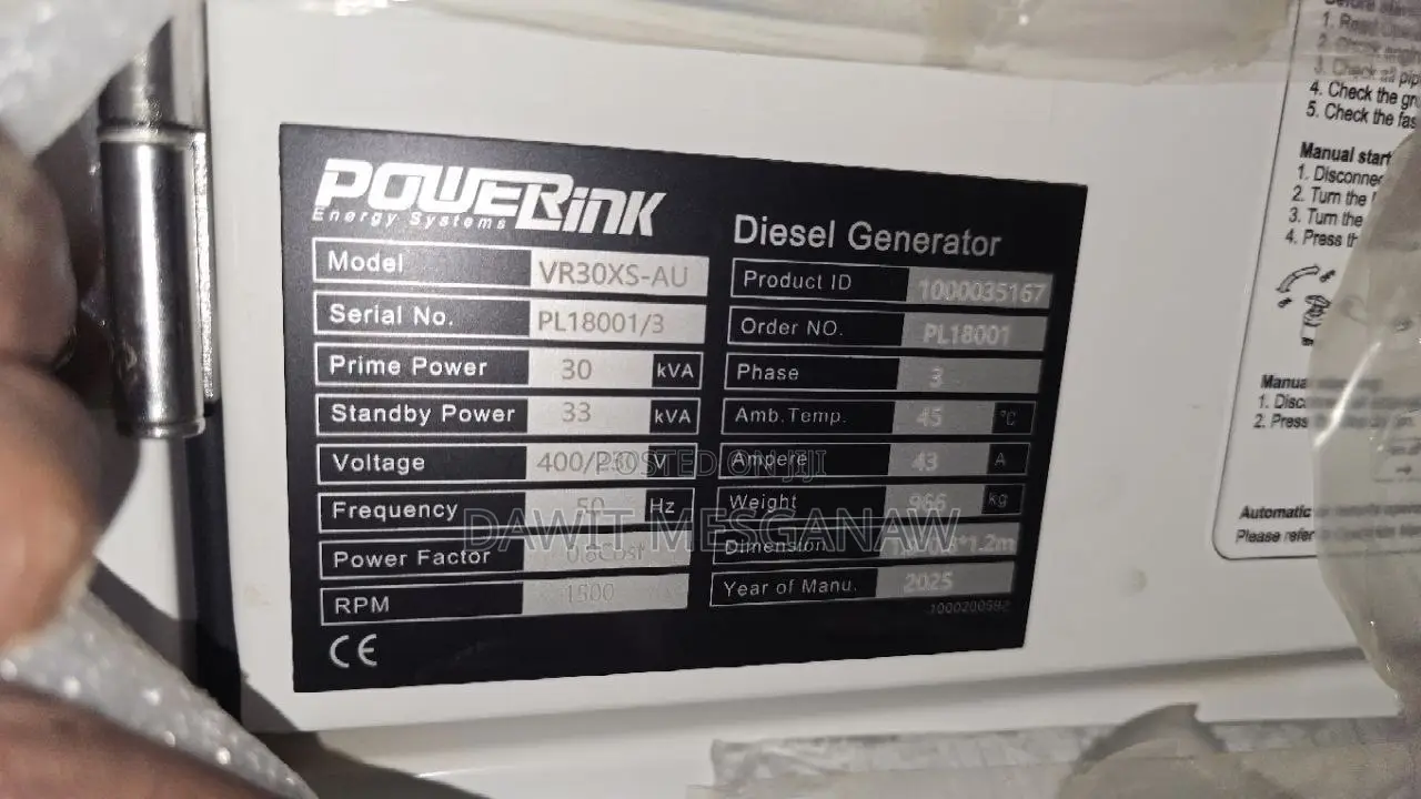 Perkin Generators 30kva-150kva