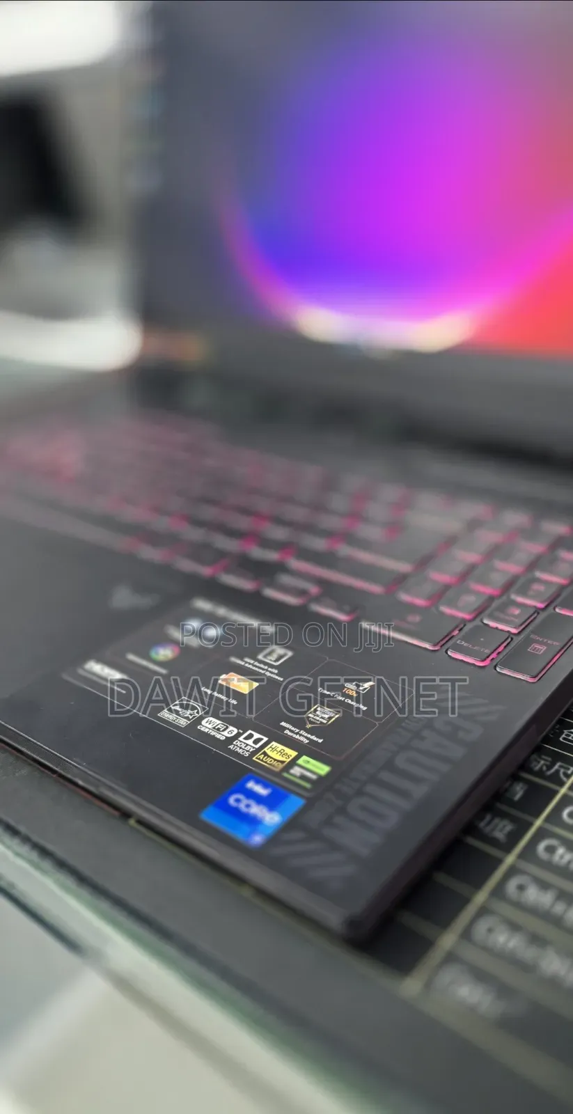New Laptop Asus TUF Gaming A15 16GB Intel Core i7 SSD 1T
