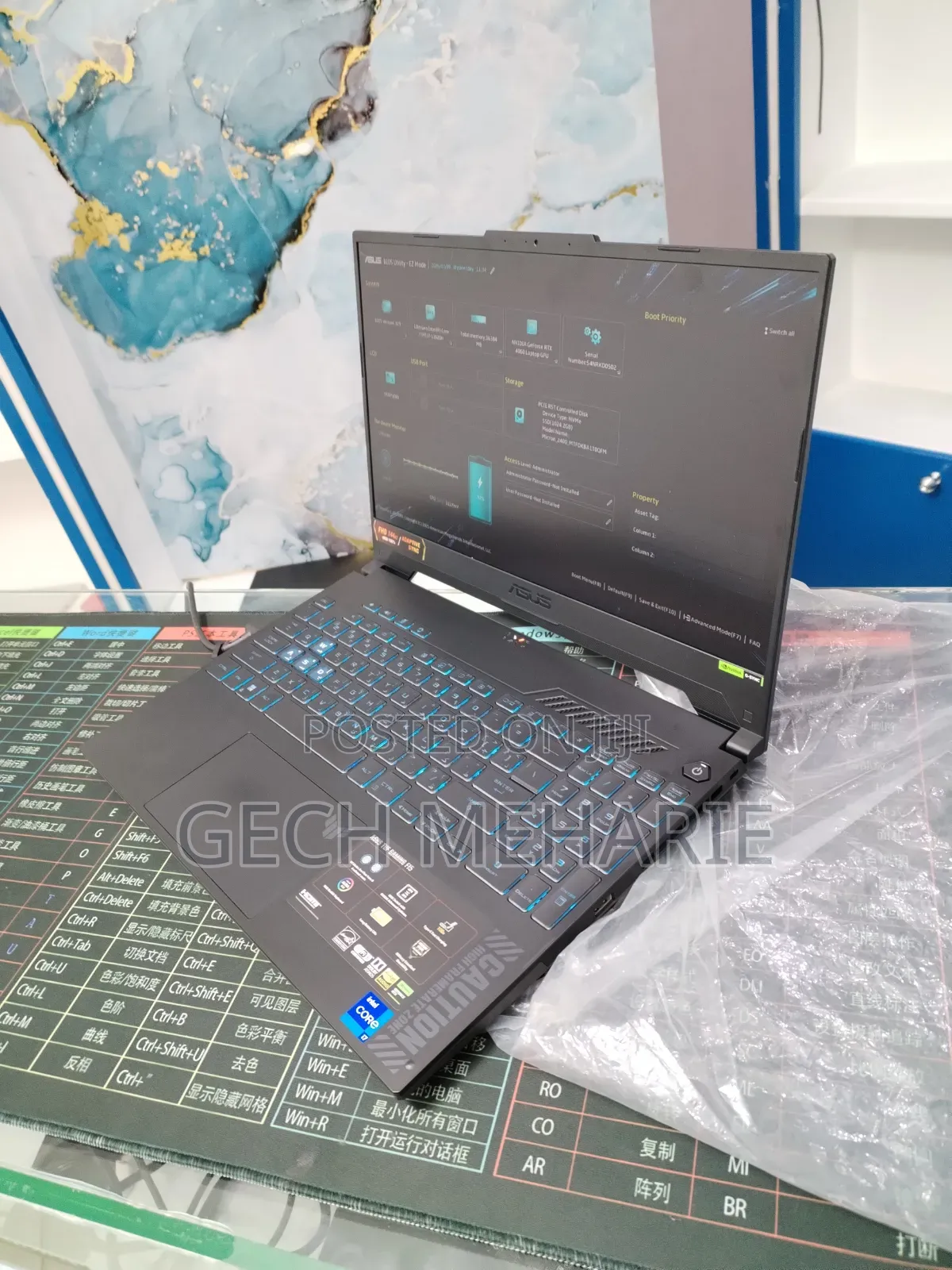 New Laptop Asus TUF Gaming F15 16GB Intel Core i7 SSD 1T
