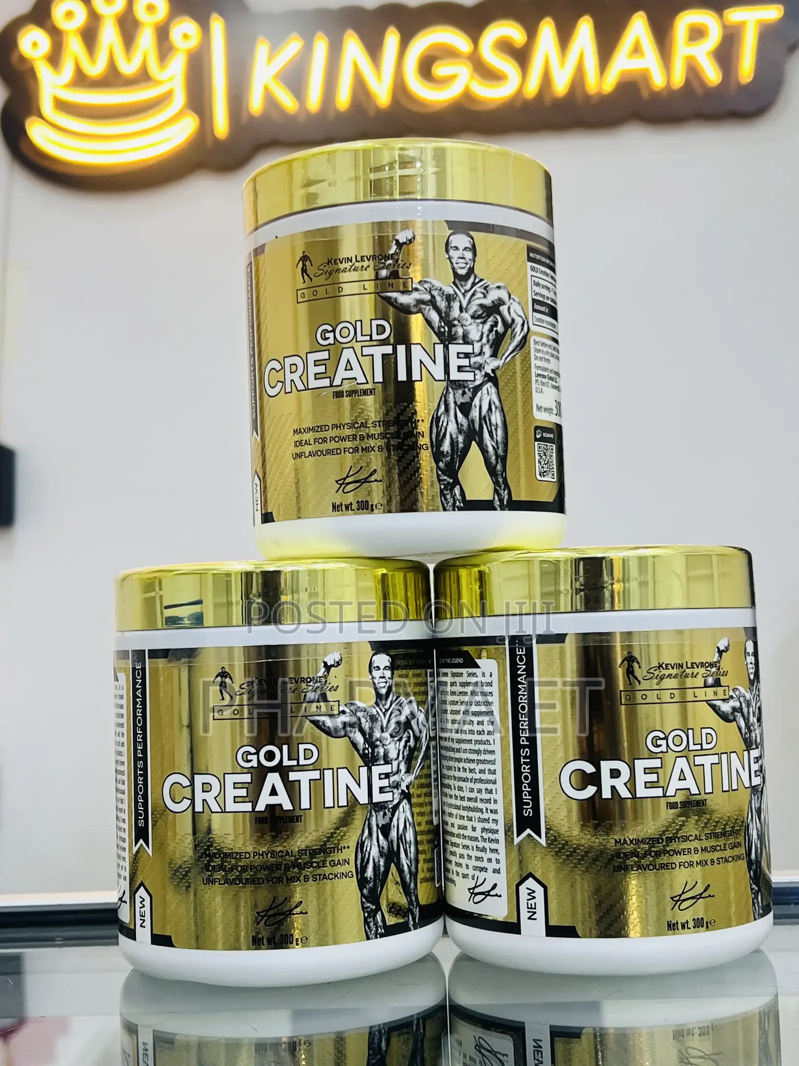 Kevin Leverone Creatine Monohydrate 60 Servings 100% Creatine