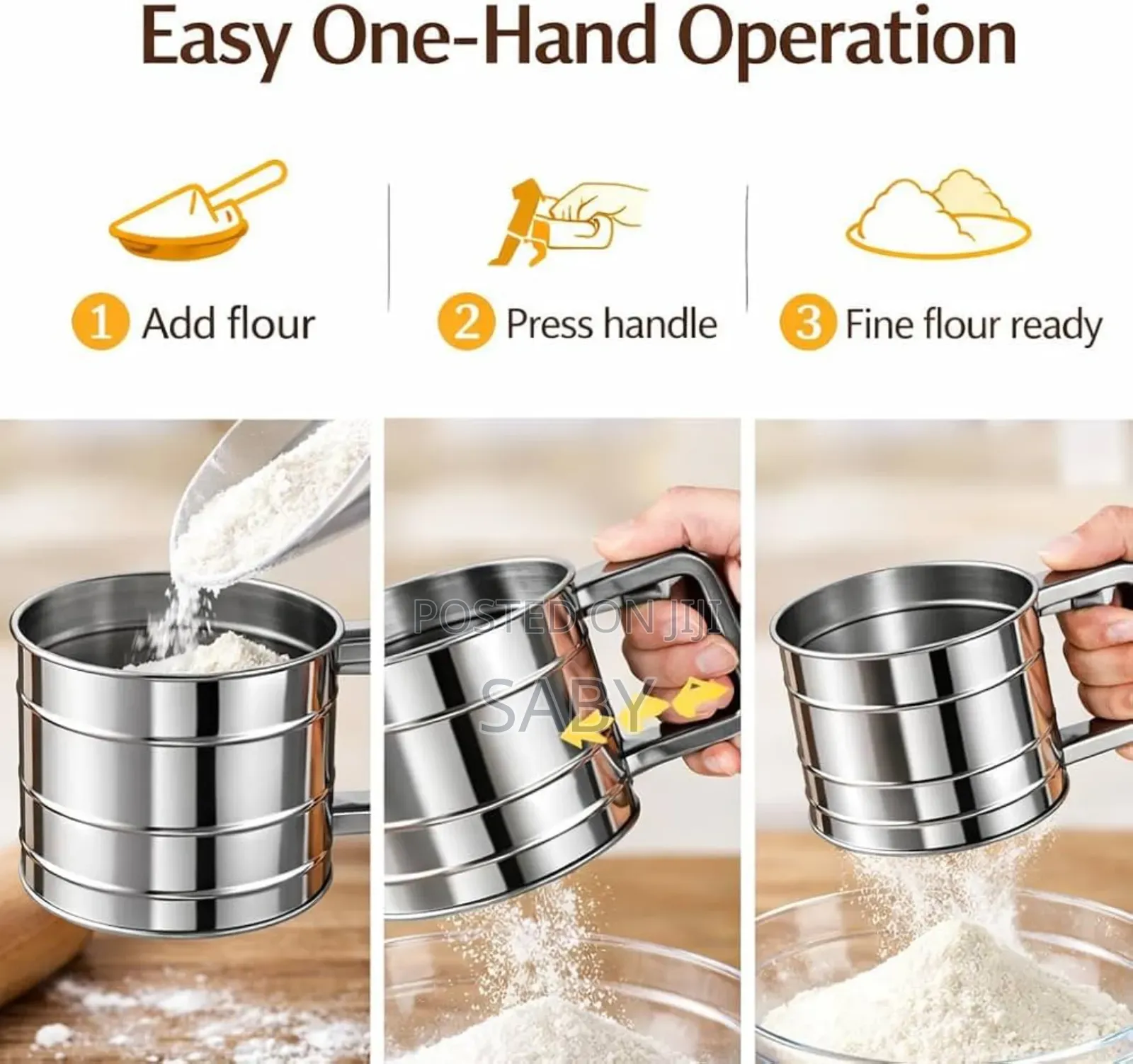 Stainless Steel Flour Sieve