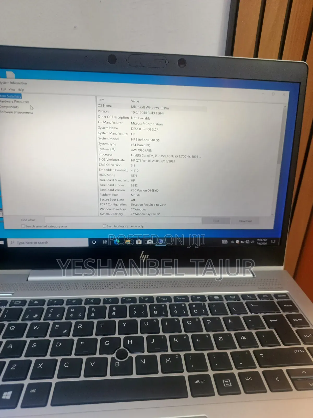 New Laptop HP EliteBook 840 G5 16GB Intel Core i5 SSD 512GB