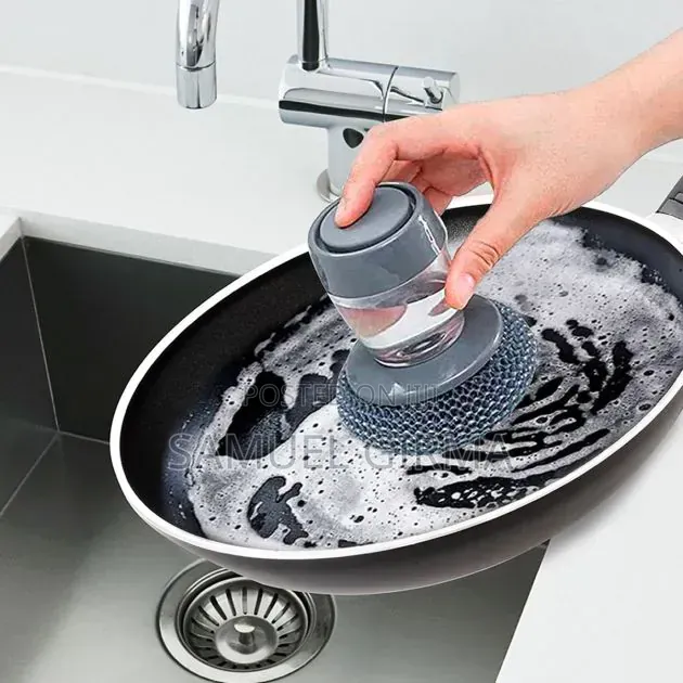 Easy To Deal All Kinds Of Tablewareliquid Adding Pot Washing Brush