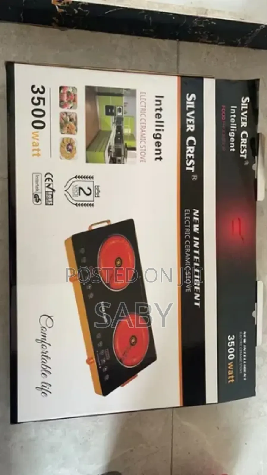 Silver Crest Double Burner Electric Ceramic Stove