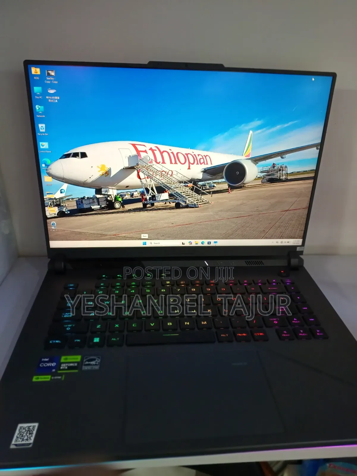 New Laptop Asus ROG Strix G16 G614 16GB Intel Core i9 SSD 1T