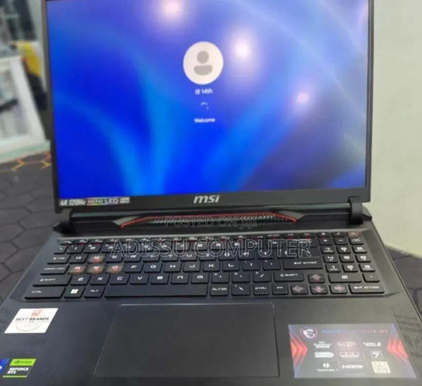 New Laptop MSI GF63 16GB Intel Core i9 SSD 1T