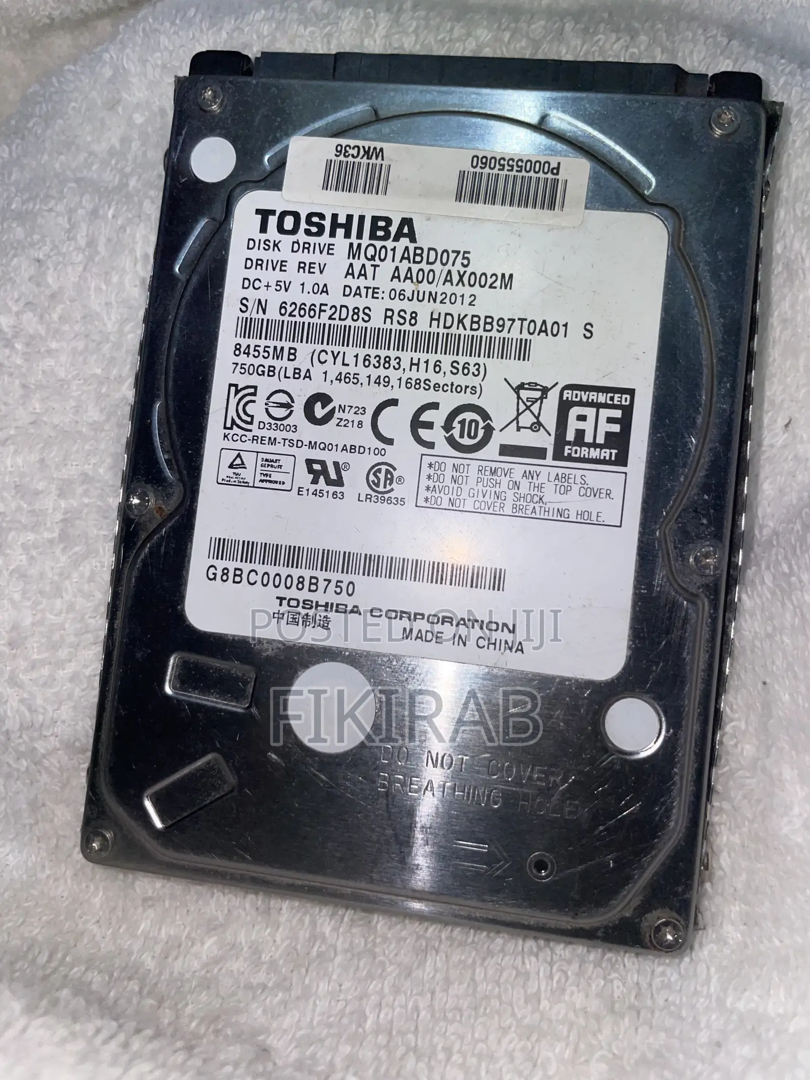 Hard Disk 750gb