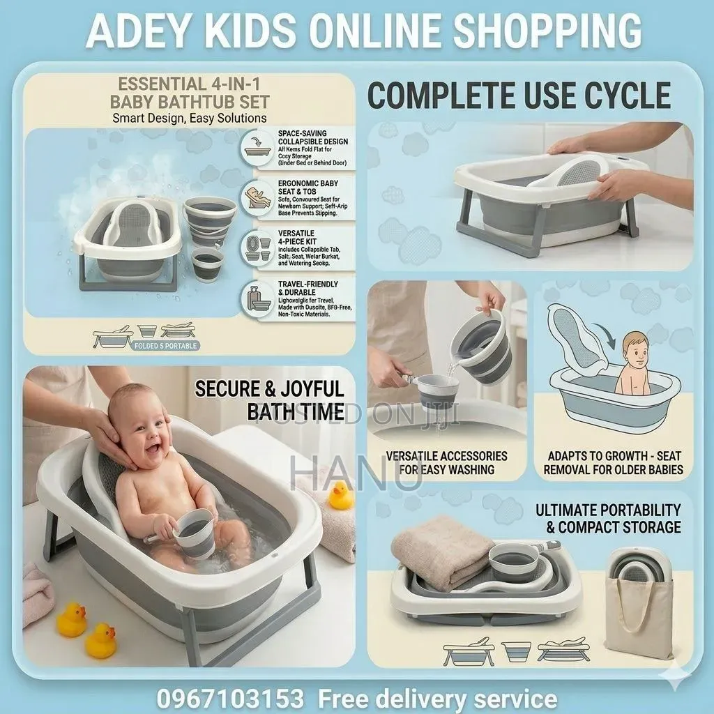 Collapsible Bathtub