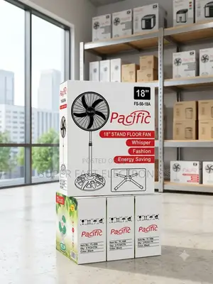 ​Pacific 18" Stand Floor Fan (Model: Fs-50-18a)